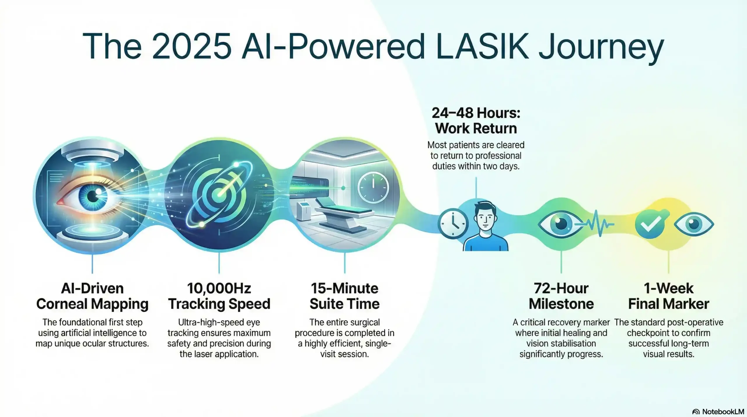 2025 LASIK Procedure Steps: AI-Driven Topography to Flap Healing Timeline.