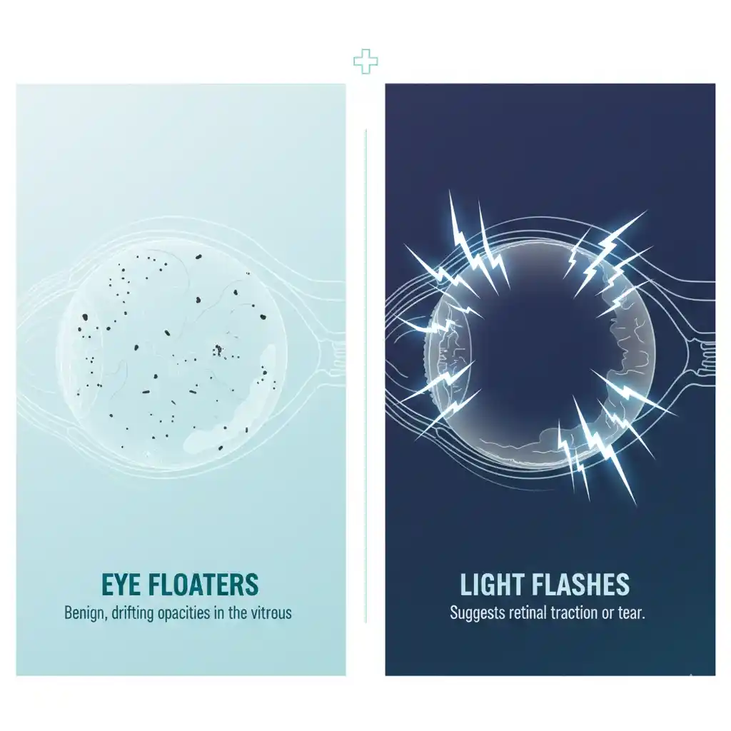 Eye Flashes & Floaters Richmond TX | Frame & Focus